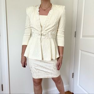 Marc Bouwer Glamit! Custom Showroom Sample Special Occasion Two Piece Dress Suit